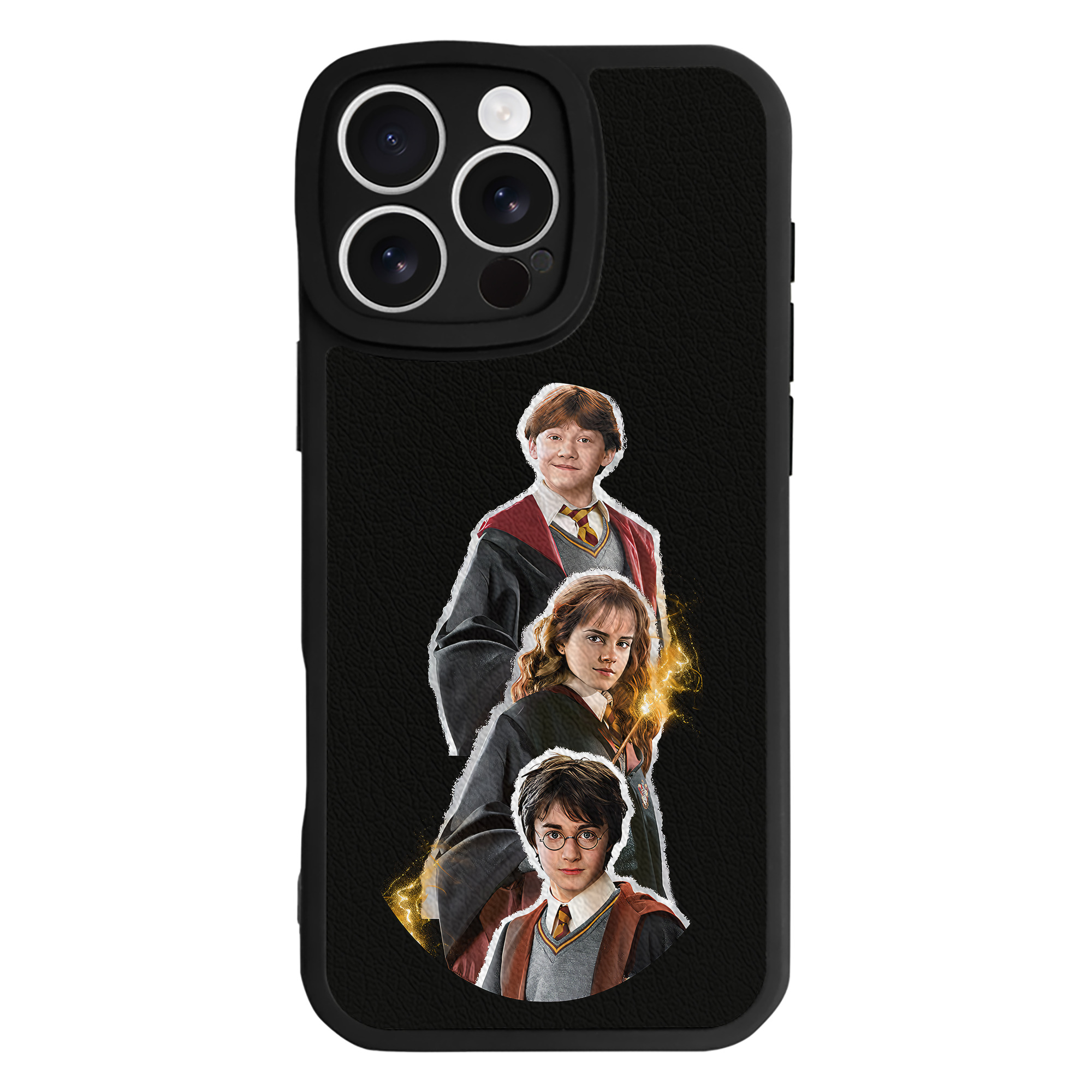 （画像用） Harry Potter ハリー・ポッターシリーズ 【iPhone 16シリーズ対応】シリコンスマホケース（レザー調） 材質：シリコン